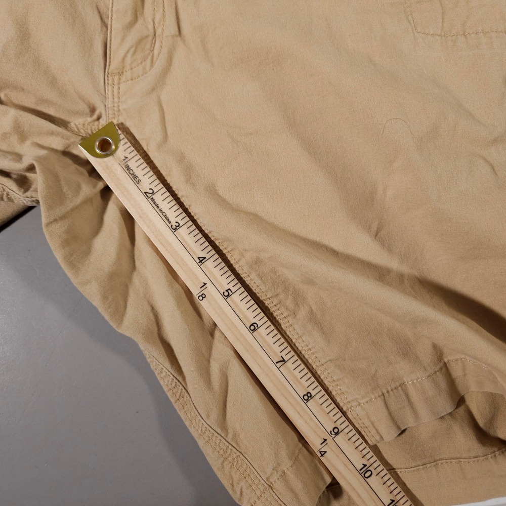 Mountain Khakis Shorts Mens 34 Tan Slim Fit Organic Cotton Stretch 10in Inseam - Picture 6 of 7